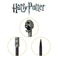 Noble Collection Harry Potter - Todesser (Schädel) Zauberstab Stift und Lesezeichen