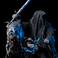 Iron Studios Il Signore degli Anelli - Statua deluxe Nazgul a cavallo Scala 1/10