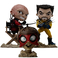Iron Studios Deadpool and Wolverine set Unmasked MiniCo