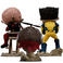 Iron Studios Deadpool and Wolverine set Unmasked MiniCo