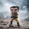 Iron Studios Deadpool and Wolverine: Wolverine Unmasked MiniCo