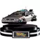 Back to the Future II Delorean Egg Attack Floating Figure