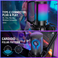 FIFINE A6T Buntes usb RGB Gaming Mikrofon mit Boom Arm-Schwarz