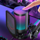 FIFINE A6T Buntes usb RGB Gaming Mikrofon mit Boom Arm-Schwarz