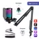 FIFINE A6T Barevný usb RGB herní mikrofon s ramenem Boom Arm - černý