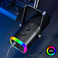 FIFINE AM8T RGB Streaming Mic Verstellbarer Auslegerarm, Schwarz