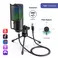 Mikrofon stożkowy USB FIFINE K669 PRO2 z podświetleniem RGB, czarny
