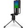 FIFINE K669 PRO2 USB kondenzátoros mikrofon RGB-vel, fekete színben