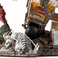 Borderlands 3 : Psycho & Claptrap 1/6 Scale Diorama