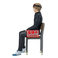 Gintama - mr.ginpachi's zany class desk figure-Sogo Okita