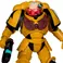 Warhammer 40,000 Intercessor Sergeant (Imperial Fist) Gold Label 7in figura McFarlane Toys 7in figura