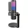 Fifine A9 kondenzátor RGB USB mikrofon 4 polármintával, fekete színű
