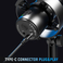 Fifine A9 Condenser RGB USB Microphone with 4 Polar Pattern, Black