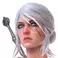PureArts The Witcher 3 Wild Hunt : Ciri of Cintra 1/6 Scale Articulated Figures