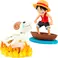 ONE PIECE WORLD FIGURE COLLEZIONABILI LOG STORIES-MONKEY.D.LUFFY & GOING MERRY-