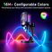 MAONO DM40 Pro Condenser RGB USB/Wireless AI Gaming Microphone, black