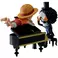 Bandai One Piece - World Collectable Figure Log Stories-Monkey D.Luffy & Brook-That'S Great!! After All This Time, He'S Still!!! Figure