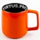 Virtus.pro Ceramic mug with logo, 430 ml, orange