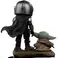 Iron Studios Star Wars - The Mandalorian- Mandalorian And Grogu Movie Minico