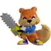 YouTooz Conker's Bad Fur Day - Chainsaw Conker Figure