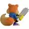 YouTooz Conker's Bad Fur Day - Chainsaw Conker Figure