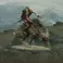 Weta Workshop The Lord Of The Rings - Sharku On Warg Miniature Statue