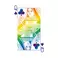 Winning Moves Rainbow - Waddingtons No.1 Playing Cards