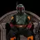 Iron Studios Star Wars - Boba Fett on Throne Statue Deluxe Art Scale 1/10