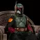 Iron Studios Star Wars - Boba Fett on Throne Statue Deluxe Art Scale 1/10