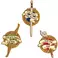 Weta Workshop The Lord of the Rings Trilogy Pin Set - Weapons of the Fellowship
