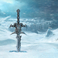 Blizzard World of Warcraft - Espada de Escarcha Réplica Escala 1/1