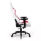 FragON Game Chair - 5 X Series, White/ Red, Carbon